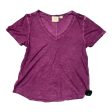 Top Short Sleeve By Maeve In Purple, Size: S on Sale