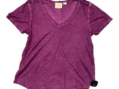 Top Short Sleeve By Maeve In Purple, Size: S on Sale