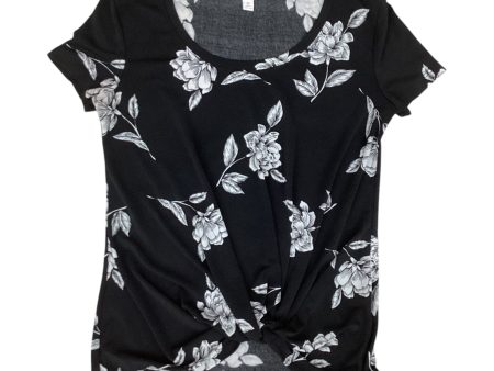 Top Short Sleeve By Candies In Black & White, Size: Xs Hot on Sale