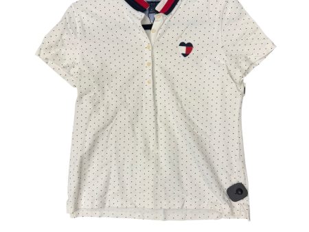 Top Short Sleeve By Tommy Hilfiger In White, Size: M For Discount