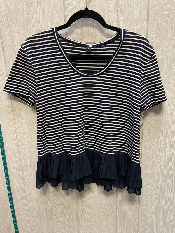 Top Short Sleeve By J. Crew In Striped Pattern, Size: Xs Online now