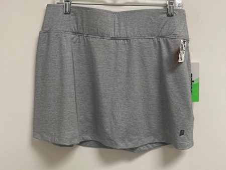 Athletic Skort By Clothes Mentor In Grey, Size: L For Cheap