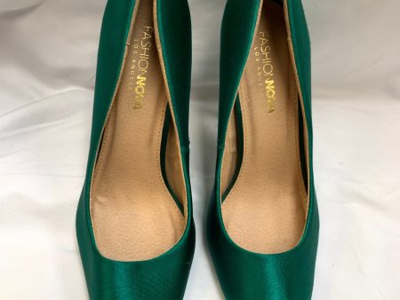 Shoes Heels Stiletto By Fashion Nova In Green, Size: 8.5 Hot on Sale