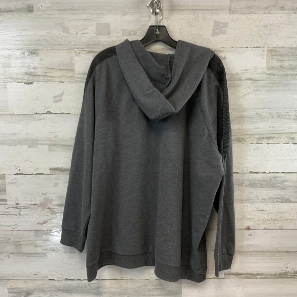 Top Long Sleeve By Xersion In Grey, Size: 1x For Discount