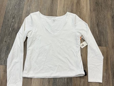 Top Long Sleeve By Z Supply In White, Size: Xl Cheap