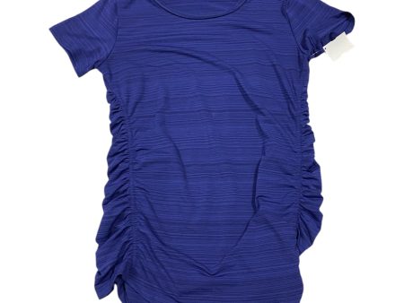 Athletic Top Short Sleeve By Eddie Bauer In Purple, Size: M Cheap