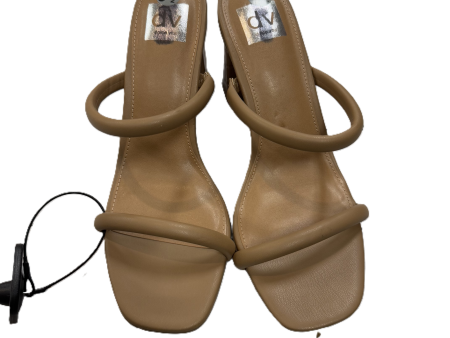 Shoes Heels Block By Dolce Vita In Tan, Size: 9.5 Online Hot Sale