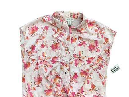 Top Short Sleeve Basic By Rachel Zoe In Pink, Size: M Hot on Sale