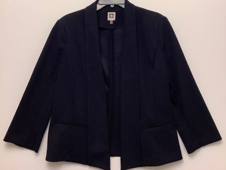 Blazer By Anne Klein In Navy, Size: L Cheap