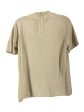 Top Short Sleeve By Clothes Mentor In Gold, Size: M Online Hot Sale