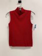 Top Sleeveless By Clothes Mentor In Red, Size: M Hot on Sale