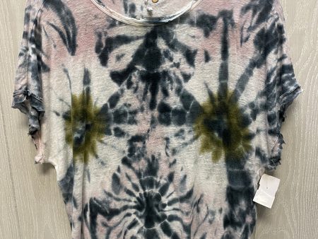 Top Short Sleeve By Young Fabulous & Broke In Tie Dye Print, Size: Xs Sale