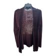 Cardigan By Agb In Maroon, Size: Xl Online Sale