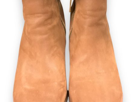 Boots Ankle Heels By Mia In Brown, Size: 8 For Sale