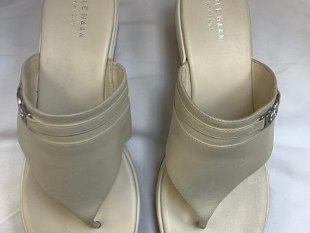 Sandals Heels Block By Cole-haan In Beige, Size: 10 Online Sale