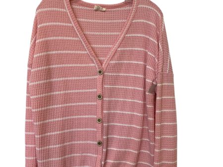 Cardigan By Bibi In Pink, Size: L For Sale