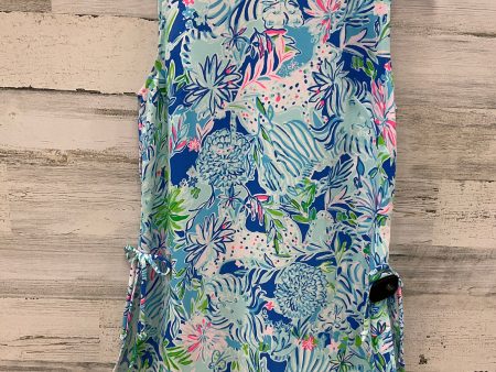 Top Short Sleeve Designer By Lilly Pulitzer In Blue, Size: S Online Hot Sale