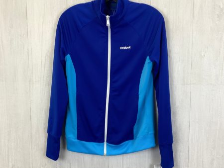 Athletic Jacket By Reebok In Blue, Size: S For Discount