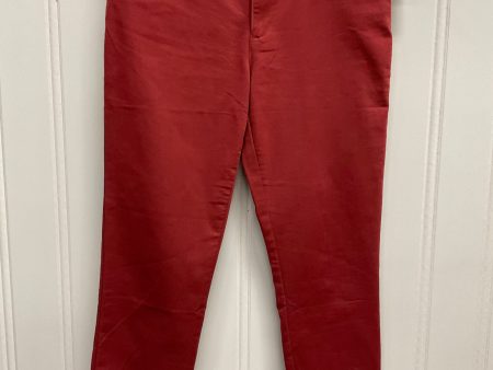 Pants Other By Christopher And Banks In Red, Size: 4 Online Sale