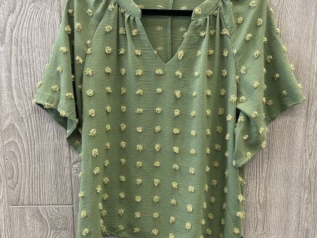 Top Short Sleeve By Clothes Mentor In Green, Size: M Online Hot Sale