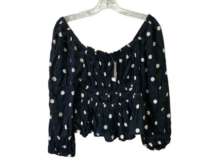 Top Ls By J. Crew In Black & White, Size:Xs Supply