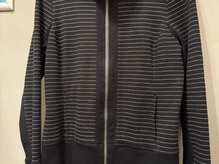 Athletic Jacket By Cabi In Black & White, Size: M Sale