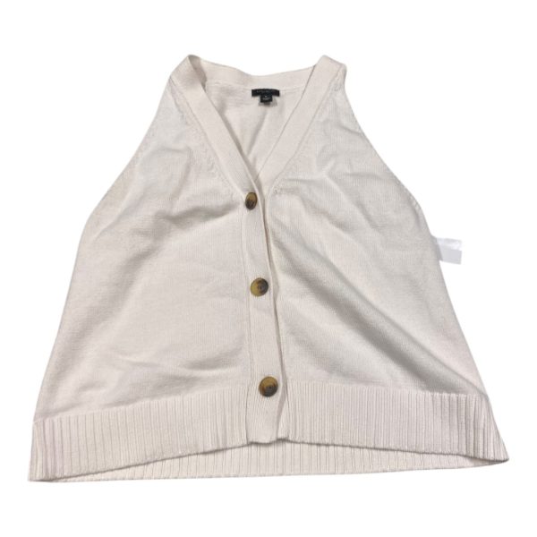 Vest Sweater By Ann Taylor In Cream, Size: Xl For Discount