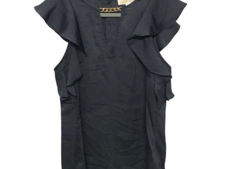 Blouse Sleeveless By Michael By Michael Kors In Black, Size: M Online now