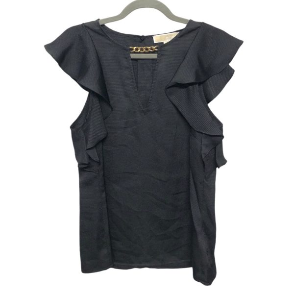 Blouse Sleeveless By Michael By Michael Kors In Black, Size: M Online now