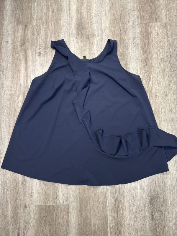 Top Sleeveless By Lane Bryant In Navy, Size: Xl Discount