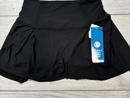 Athletic Skort By Lululemon In Black, Size: 6 Fashion