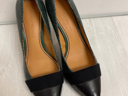 Shoes Heels Stiletto By Audrey Brooke In Green, Size: 6.5 Online Sale