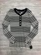 Top Long Sleeve Designer By Karl Lagerfeld In Striped Pattern, Size: S For Sale