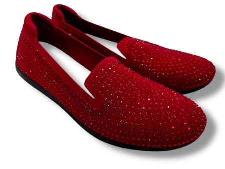 Shoes Flats By Clarks In Red, Size: 9 on Sale