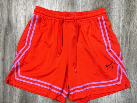 Athletic Shorts By Nike Apparel In Orange, Size: M Fashion