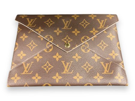 Clutch Luxury Designer By Louis Vuitton, Size: Medium Fashion