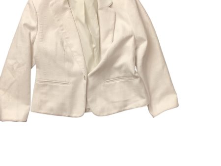 Blazer By Ann Taylor In White, Size: 8 Supply