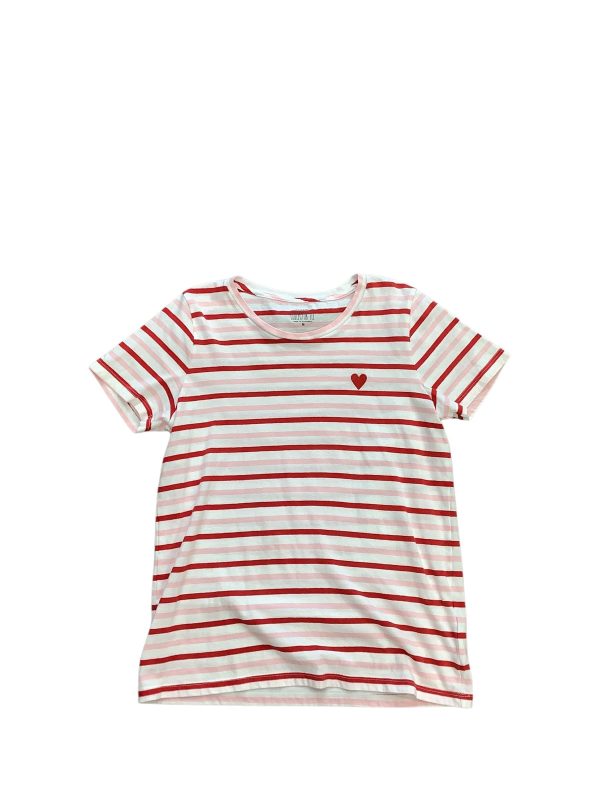 Top Short Sleeve Basic By J. Crew In Red, Size: M Fashion