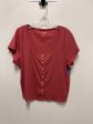 Top Short Sleeve By Old Navy In Red, Size: 2x on Sale