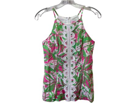 Top Sleeveless Designer By Lilly Pulitzer In Pink, Size:0 Online Hot Sale