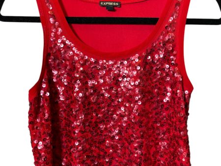 Tank Top By Express In Red, Size: Xs Sale