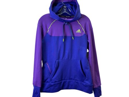 ATHLETIC SWEATSHIRT HOODIE by ADIDAS In PURPLE, Size: M Discount