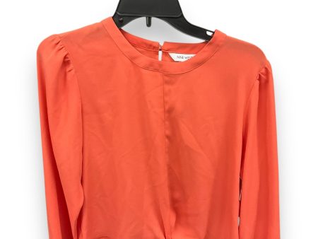 Top Long Sleeve By Nine West In Orange, Size: M Online