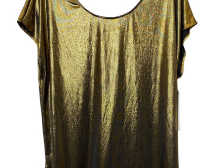 Top Short Sleeve By American Apparel In Gold, Size: S For Discount