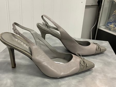 Shoes Heels Stiletto By Lauren By Ralph Lauren In Grey, Size: 9 Discount