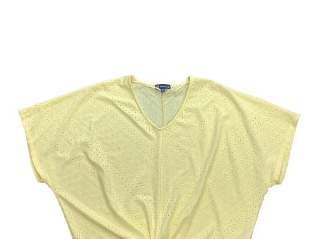 Top Short Sleeve Basic By Democracy In Yellow, Size: M Online