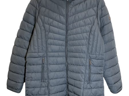 Coat Parka By Michael By Michael Kors In Grey, Size: L Cheap