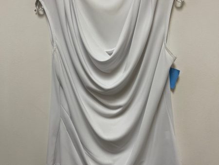 Top Sleeveless By Jones New York In White, Size: M Supply