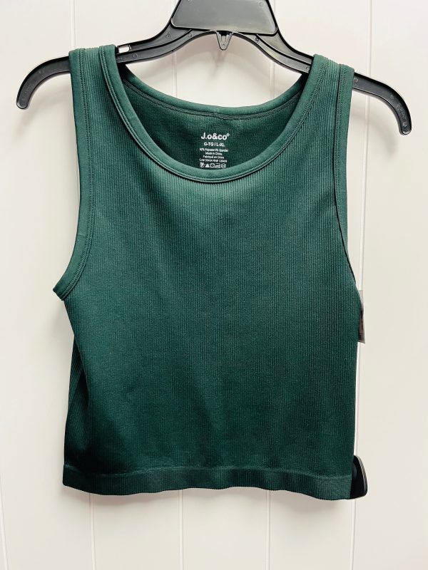 Top Sleeveless Basic By jo & co In Green, Size: Xl Online now