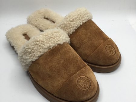 Slippers By Tory Burch In Tan, Size 8 Sale